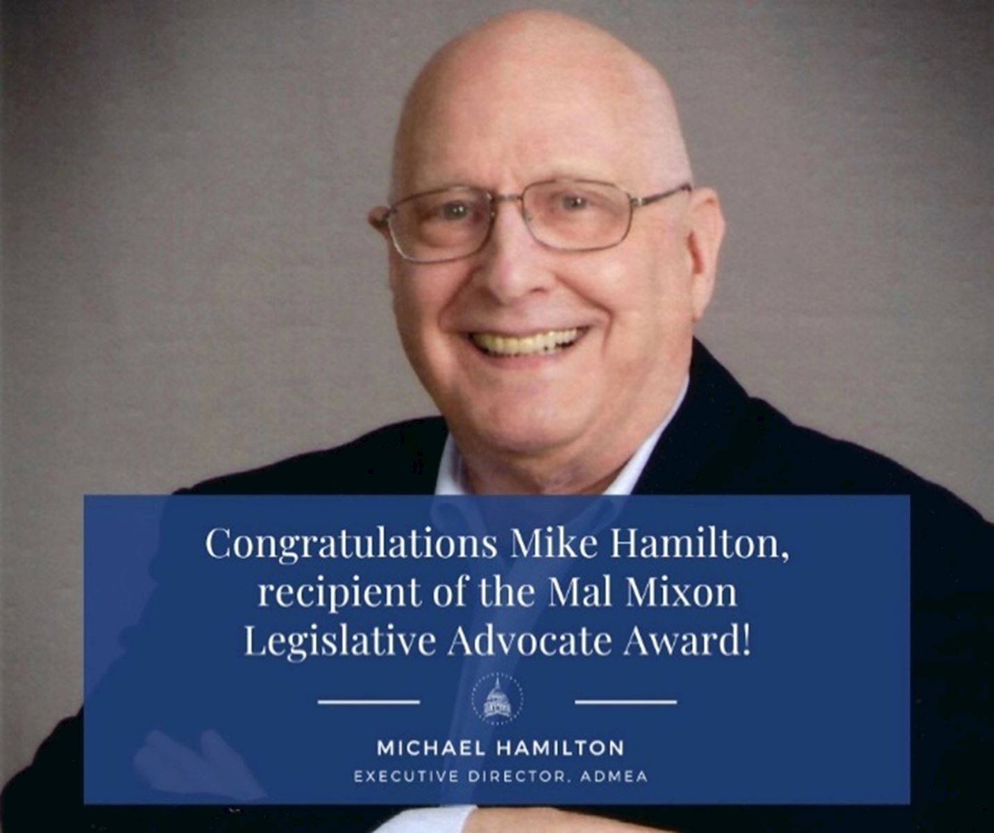 Mike Hamilton Of ADMEA Honored With The Mal Mixon Advocate Award thumbnail