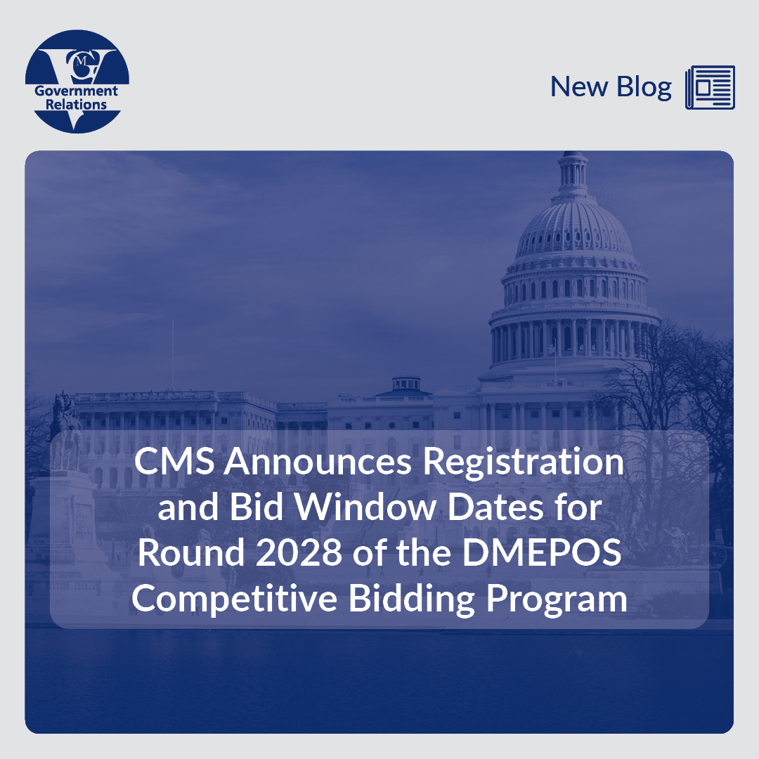 CMS Announces Registration and Bid Window Dates for Round 2028 of the DMEPOS Competitive Bidding Program thumbnail