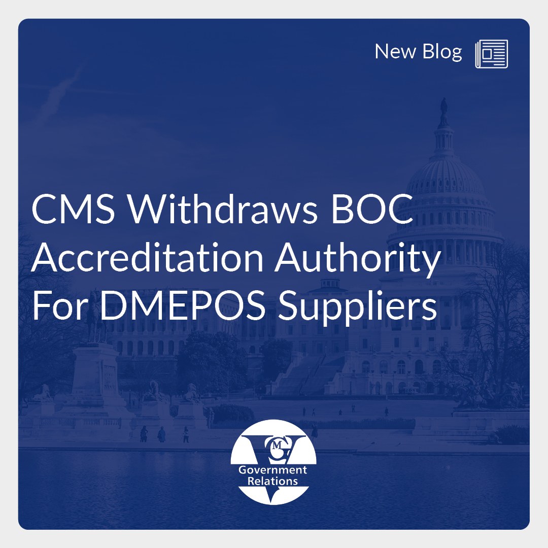 CMS Withdraws BOC Accreditation Authority For DMEPOS Suppliers thumbnail