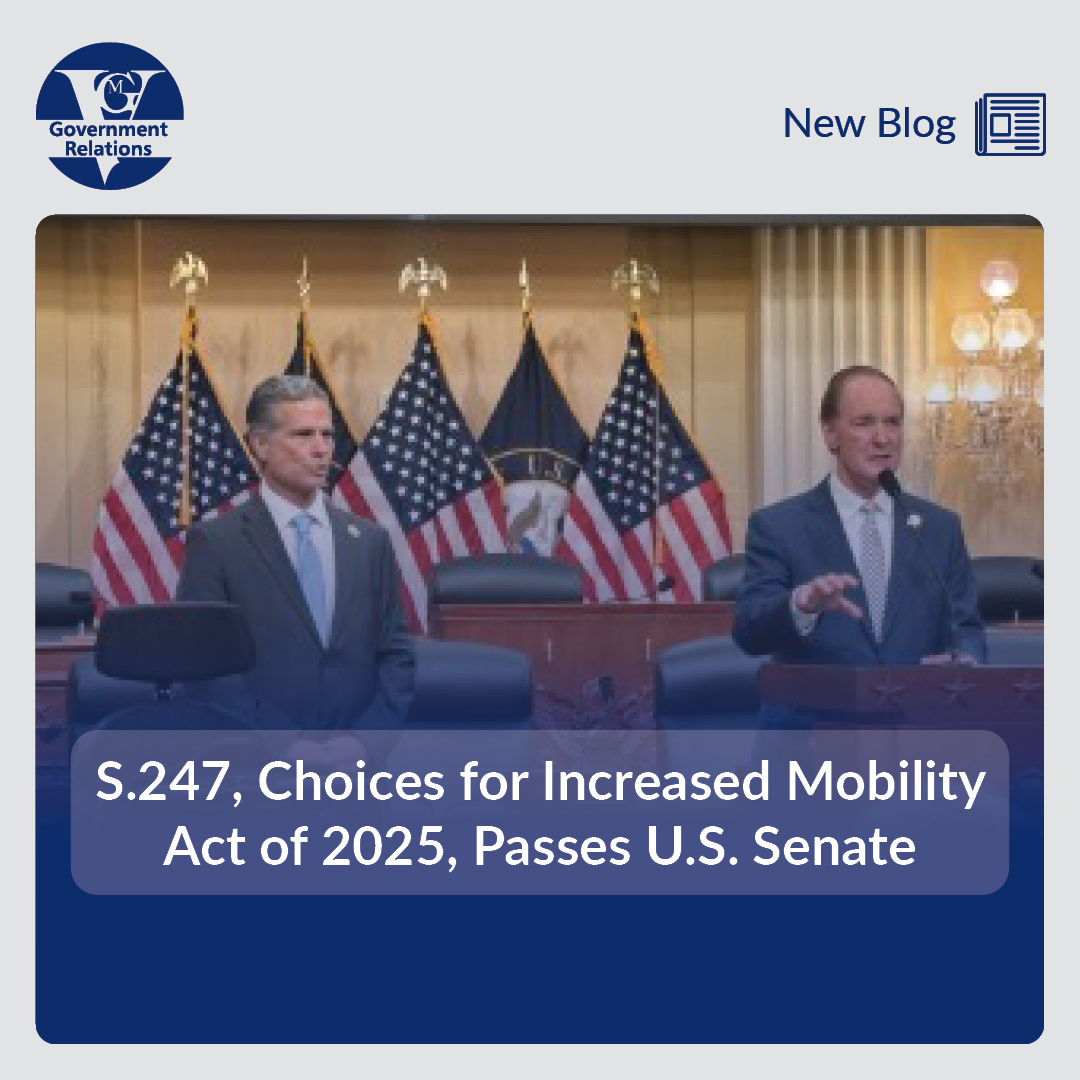 S.247, Choices for Increased Mobility Act of 2025, Passes U.S. Senate thumbnail