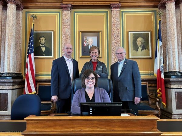 Tom and Nikki with Timi Brown Powers