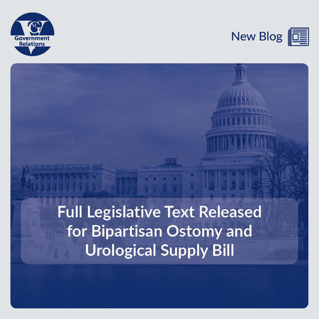 Full Legislative Text Released for Bipartisan Ostomy and Urological Supply Bill thumbnail