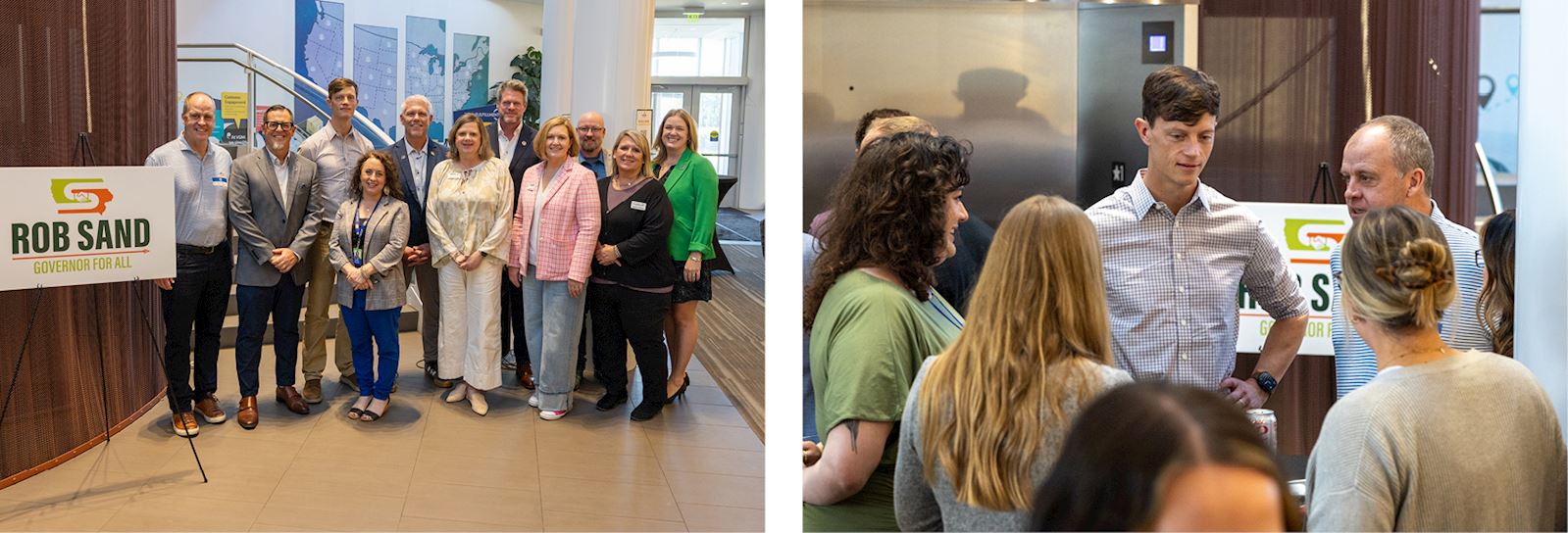 Collage of images from Rob Sand VGM Event