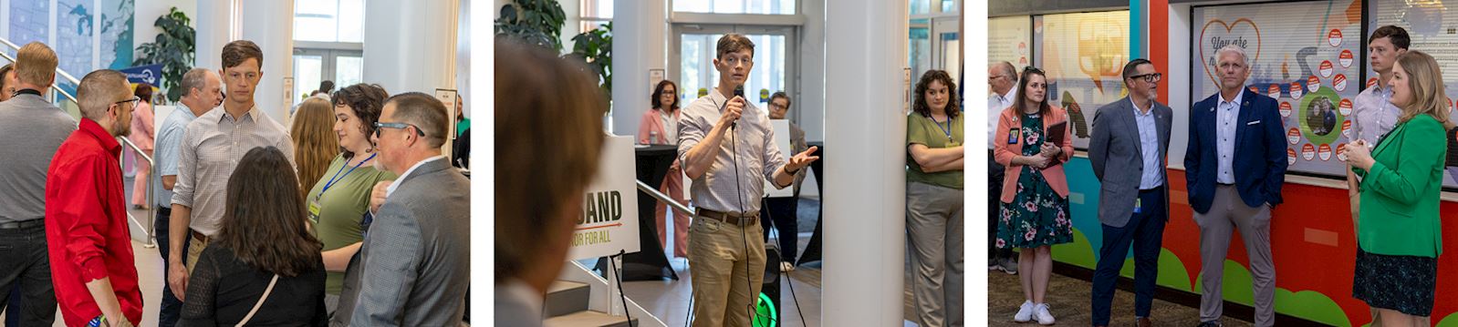 Collage of images from Rob Sand VGM Event