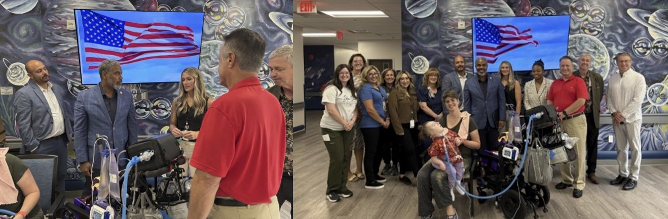 Chris Zampino of NAMPS hosted an event with Rep. Horsford in Las Vegas, NV at the Silver State Pediatric Hospital.