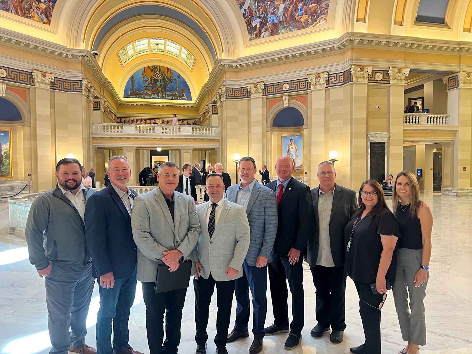 OMEPA board members at the Capitol