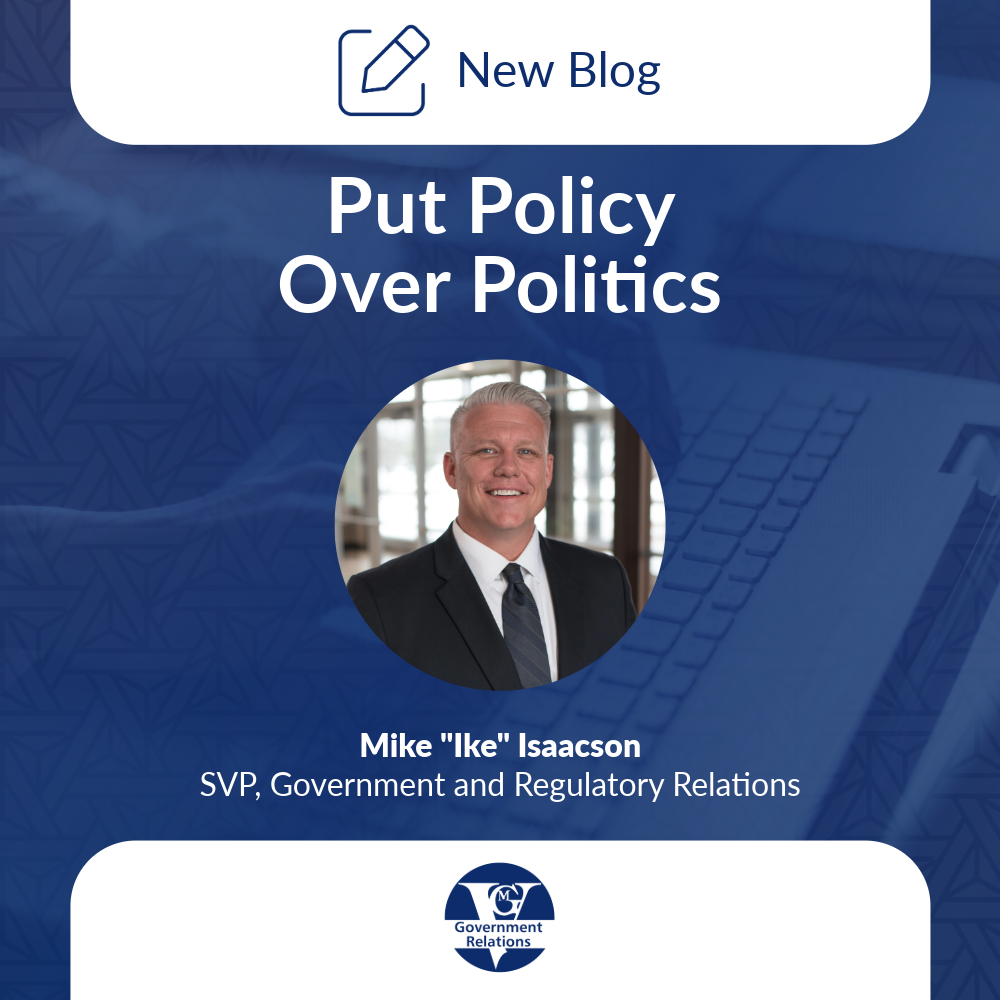 Put Policy Over Politics