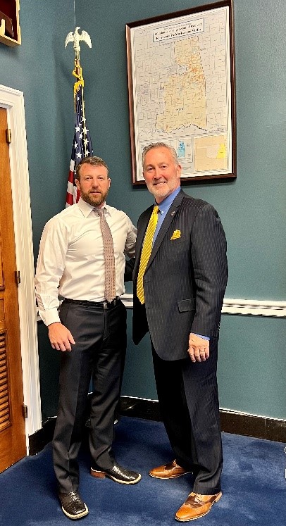 Rep Mark Wayne Mullin and John Gallagher