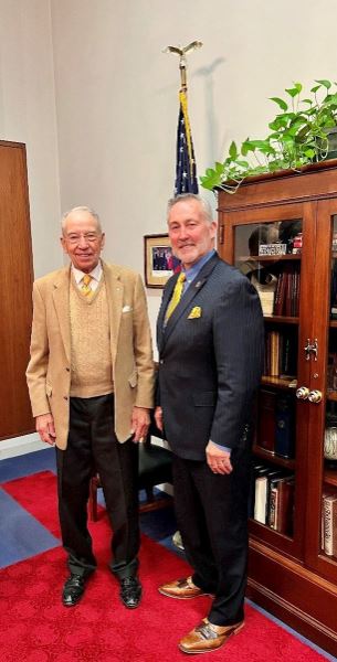 Sen. Grassley and John