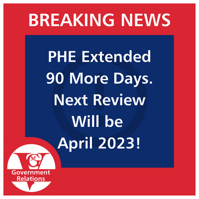 PHE Renewed for Another 90 Days Pushing it to April 2023 thumbnail