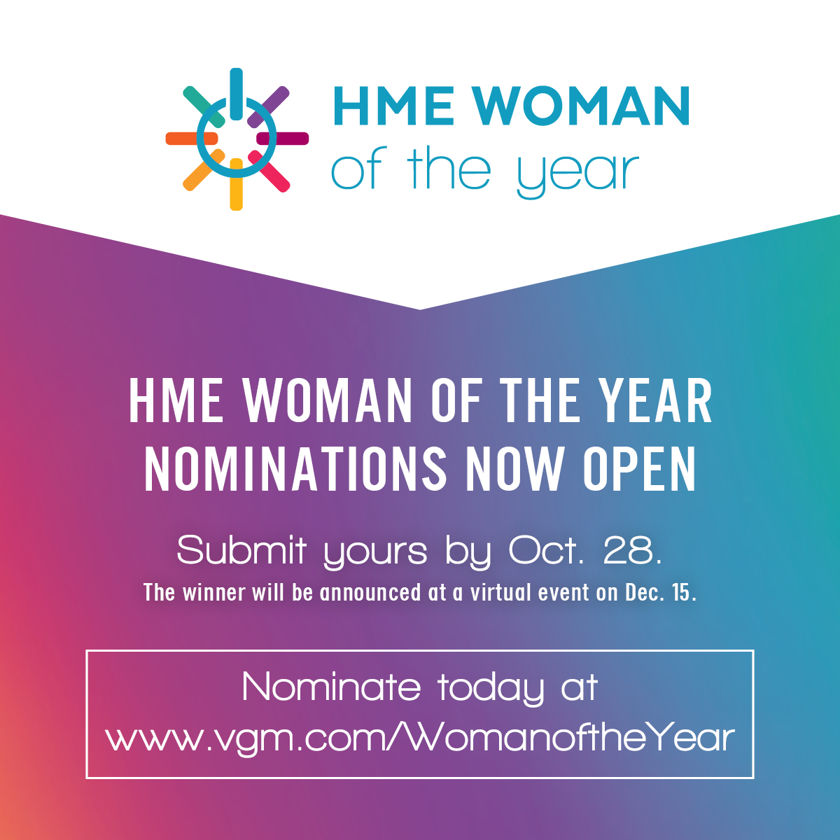 HME Woman of the Year Nominations Now Open thumbnail