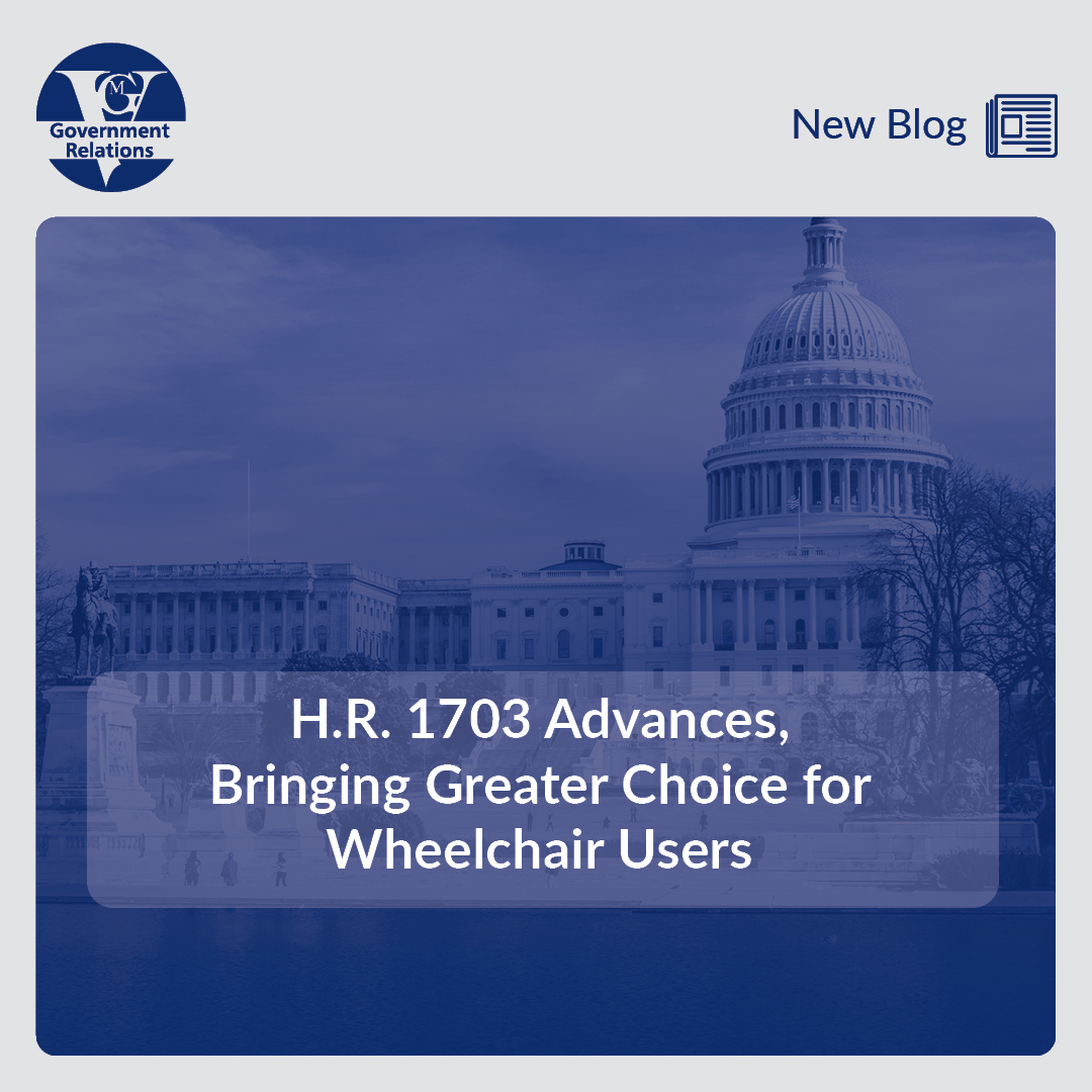 H.R. 1703 Advances, Bringing Greater Choice for Wheelchair Users thumbnail