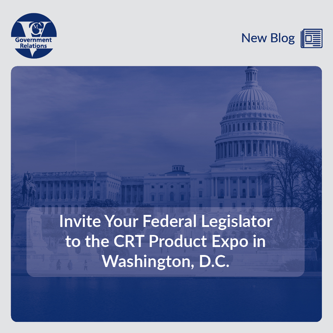 Invite Your Federal Legislator to the CRT Product Expo in Washington, D.C. thumbnail