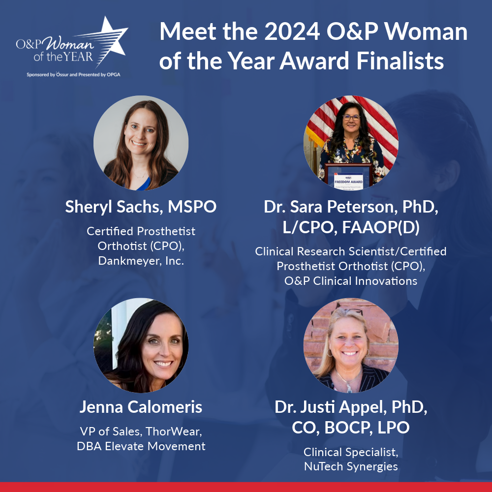 OPGA Announces 2024 O&P Woman of the Year Finalists
