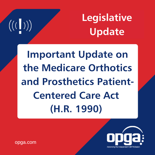 Important Updates on the Medicare Orthotics and Prosthetic Patient-Centered Care Act thumbnail