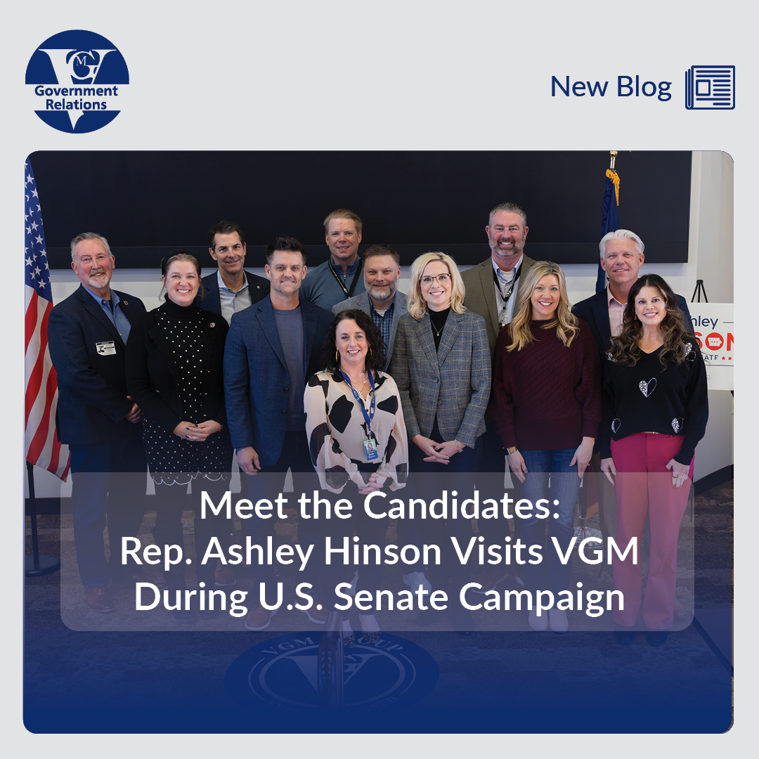 Meet the Candidates: Rep. Ashley Hinson Visits VGM During U.S. Senate Campaign thumbnail
