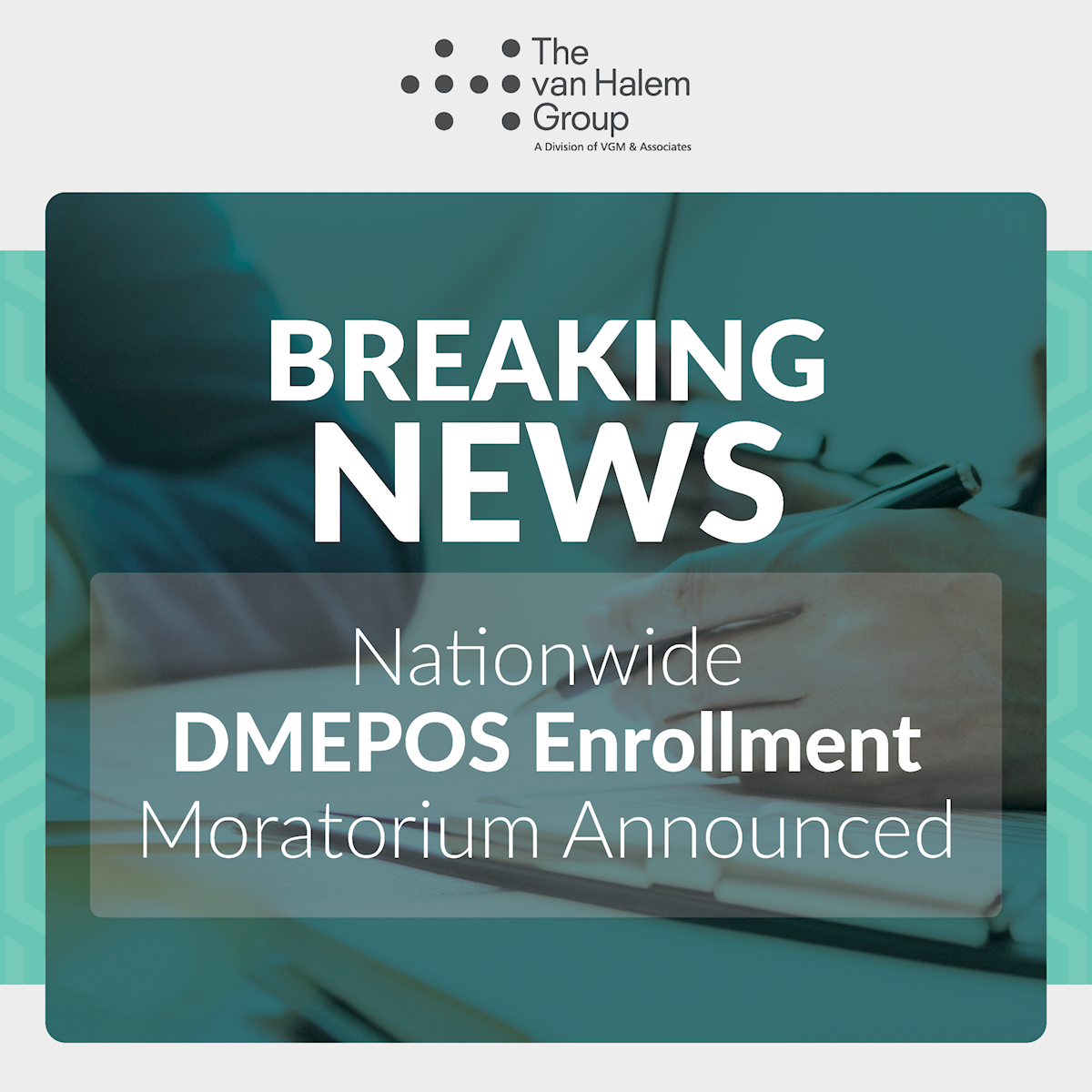 Nationwide DMEPOS Enrollment Moratorium Announced thumbnail