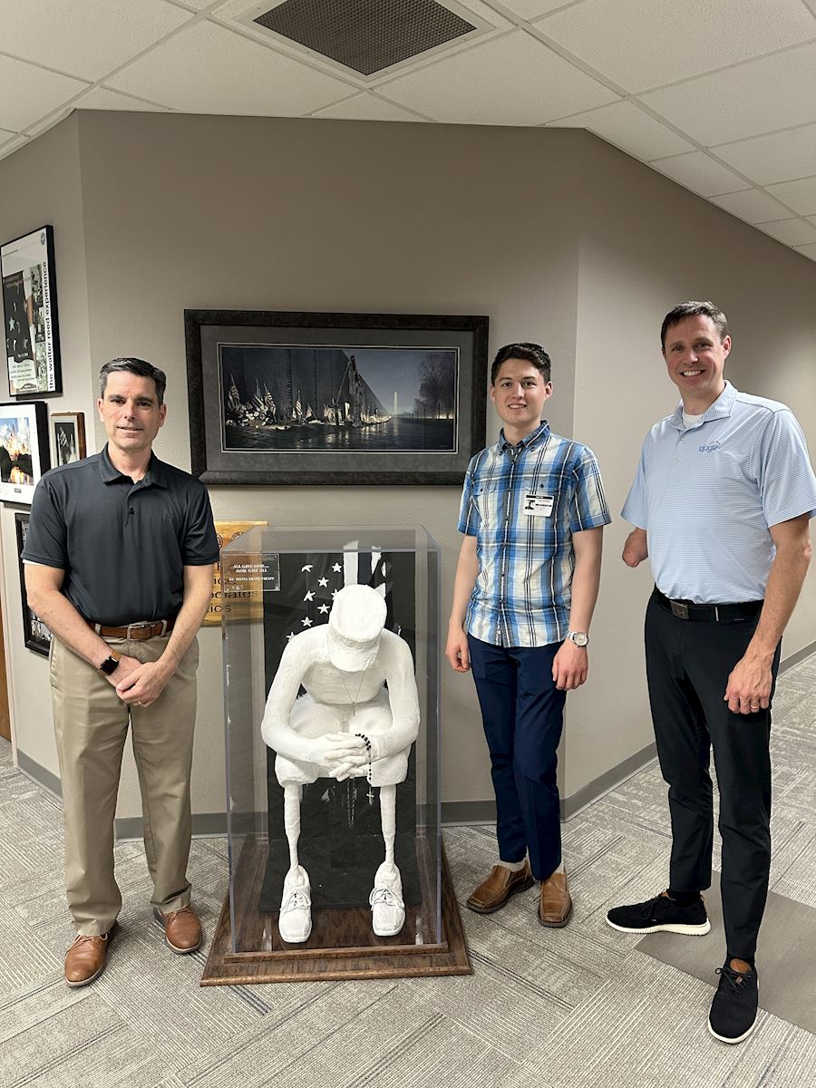Elijah Brummond, 2026 NAAOP Breece Fellow, and Director of OPGA Jeff Kessler