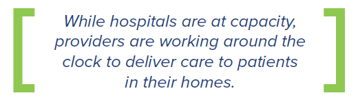 Hospitals at capacity