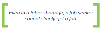 job seeker cannot simply get a job