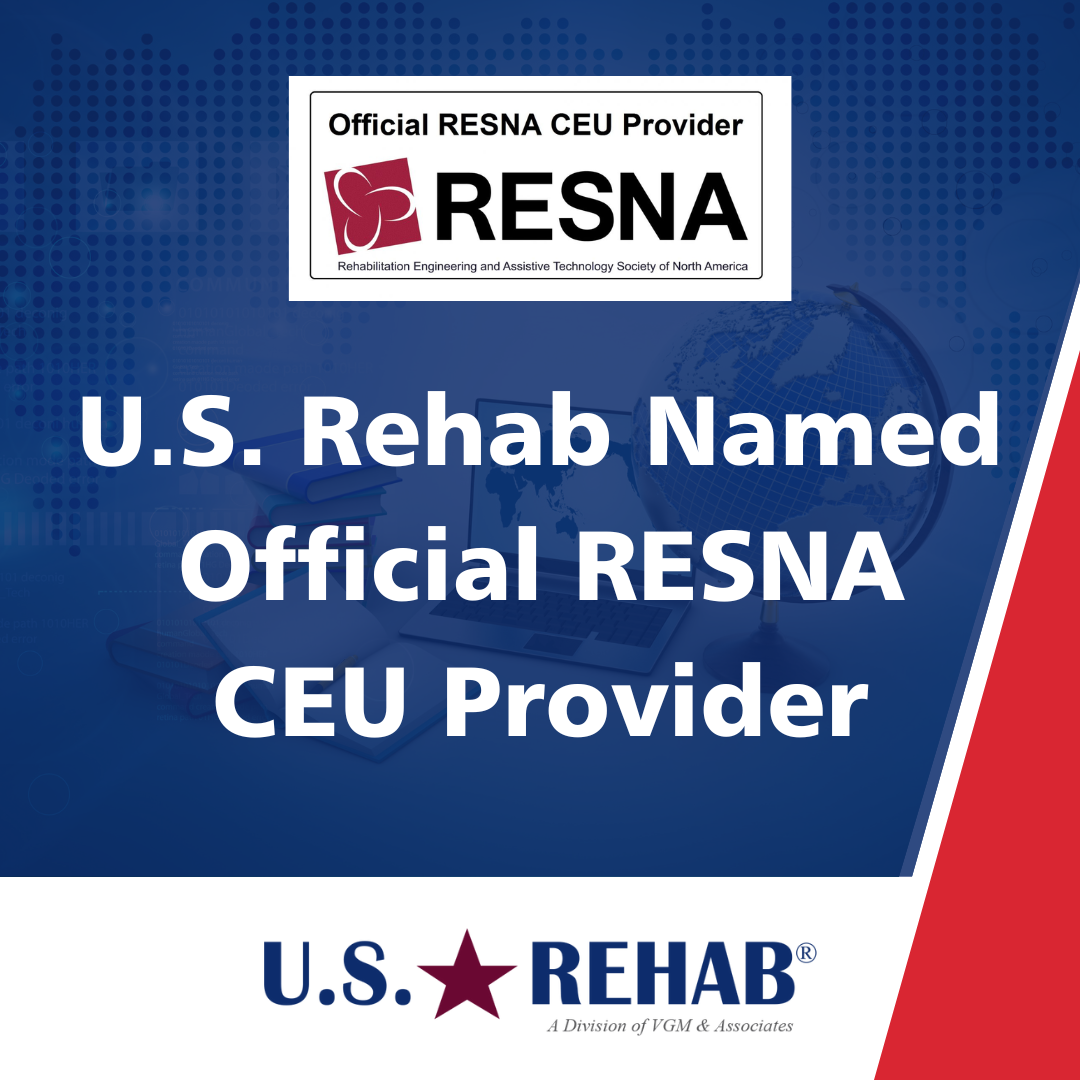 U.S. Rehab Named Official RESNA CEU Provider thumbnail